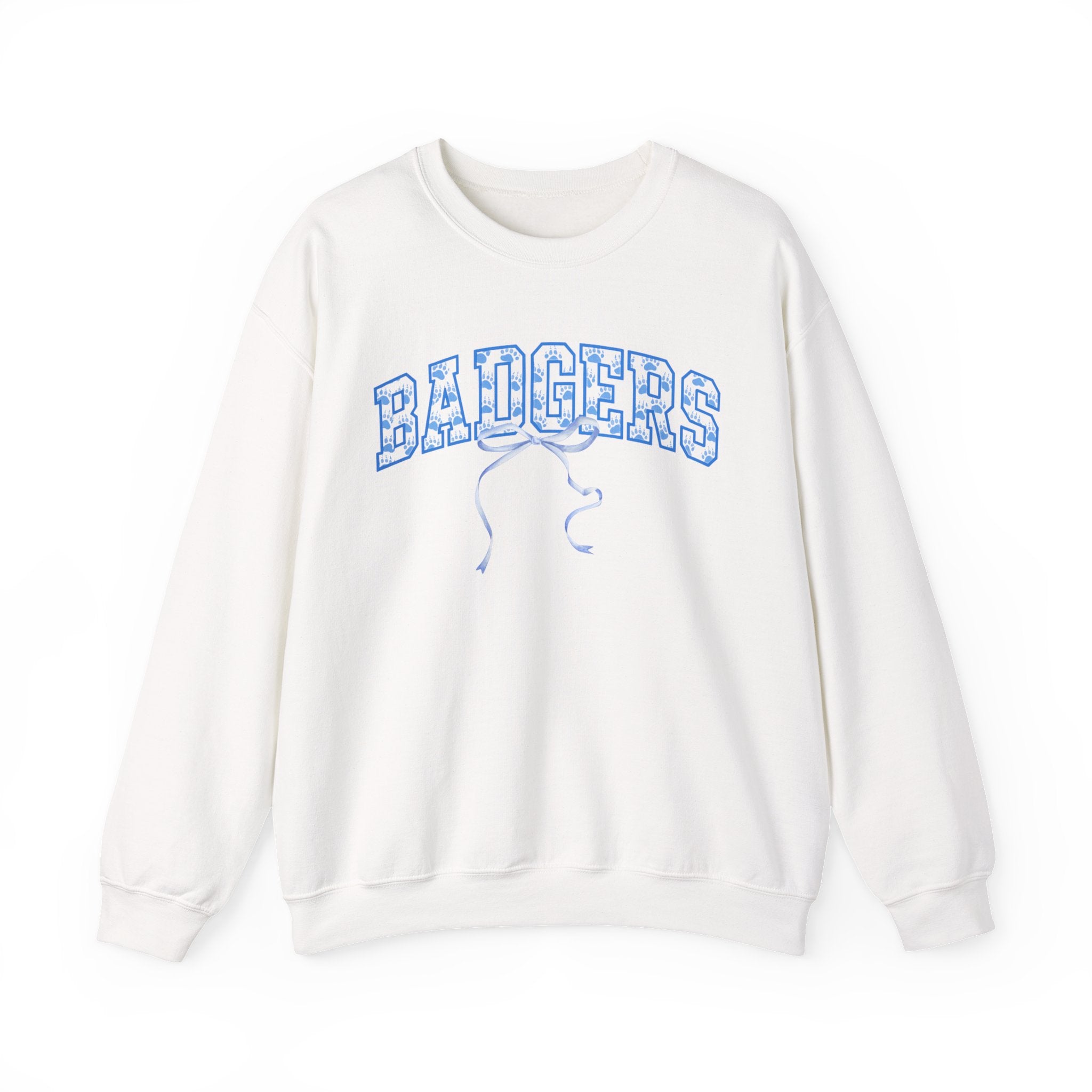 Cozy Badgers Crewneck Sweatshirt - Unisex Warmth, Perfect Gift for Students, Sports Fans, Casual Outings, Winter Apparel