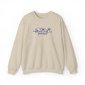 Embroidered Go Badgers Football Bow Script Cozy Sweatshirt, Bennington  Team Fan Apparel, Gildan Crewneck, Game Day Spirit
