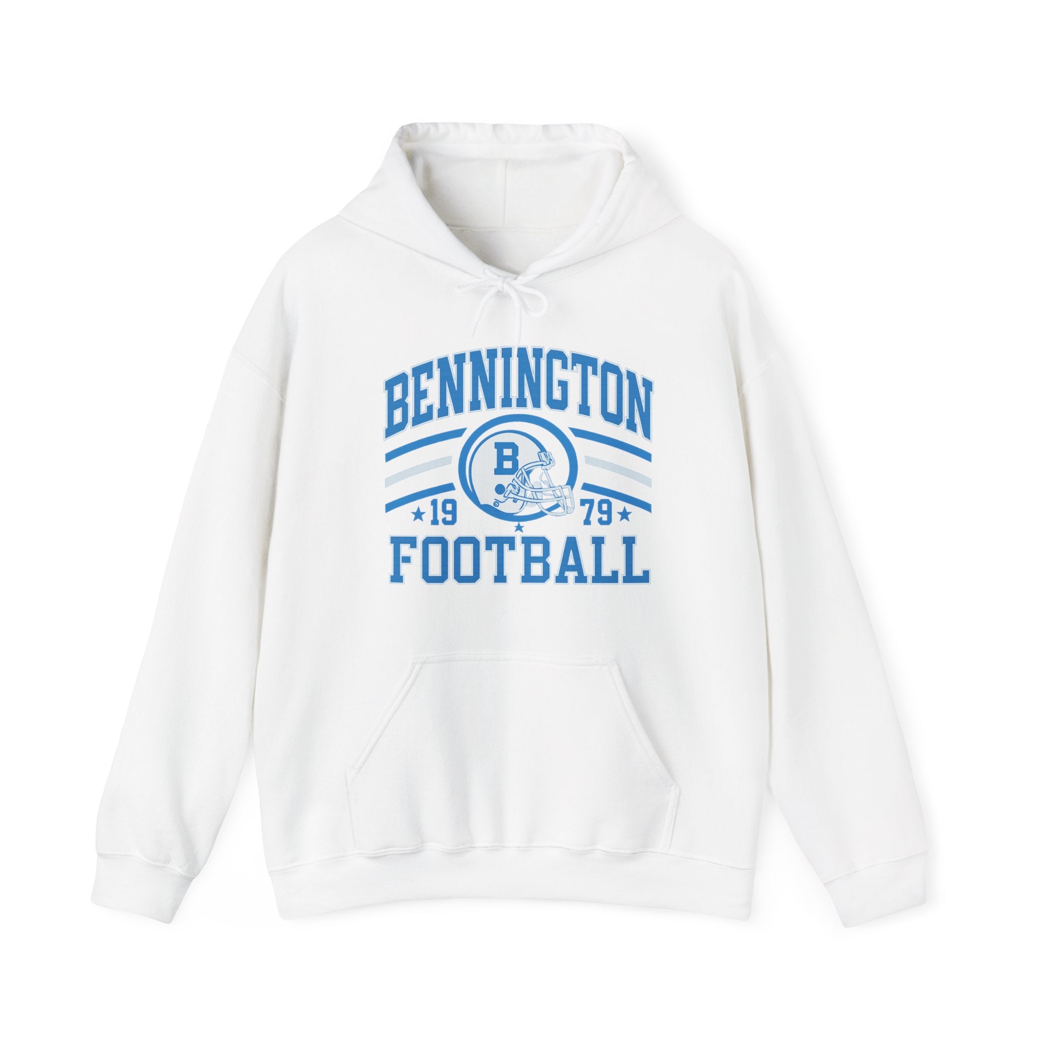 Bennington Football Hoodie - Vintage Style, Unisex Sweatshirt, Perfect for Game Days, Sports Events, Casual Wear, Gift for Fans