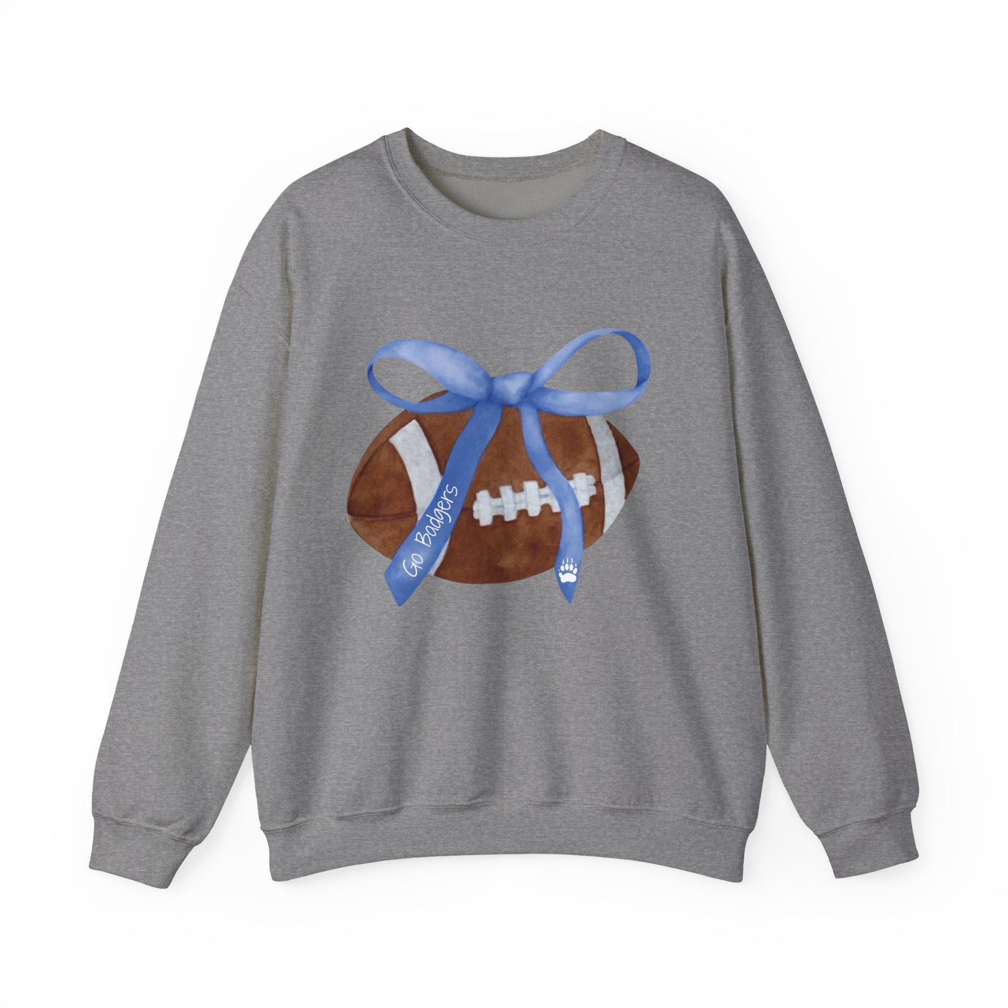 Football Love Unisex Crewneck Sweatshirt, Sports Sweatshirt, Gift for Football Fans, Cozy Apparel, Game Day Sweatshirt