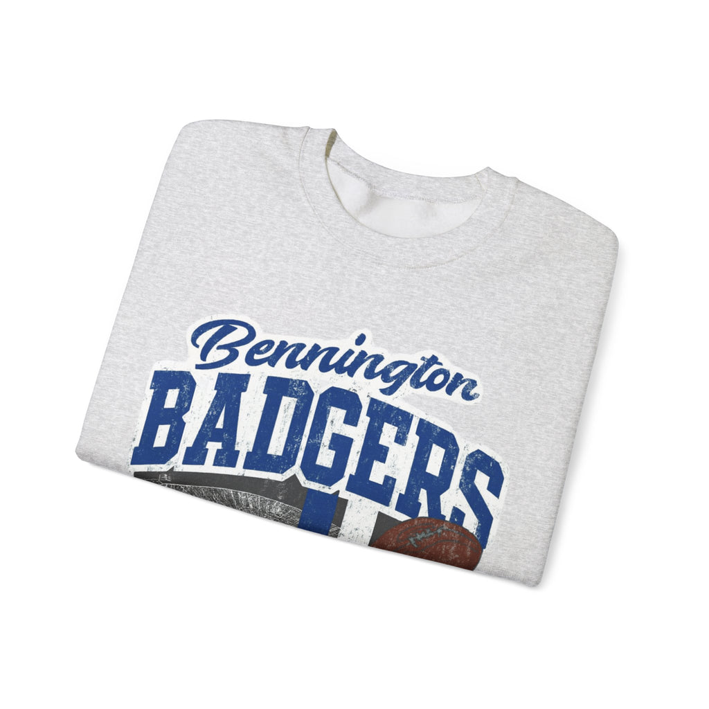 Bennington Badgers Crewneck Sweatshirt, Cozy Sportswear, Unisex Sweatshirt, Perfect for Game Days, School Spirit Apparel, Casual Wear