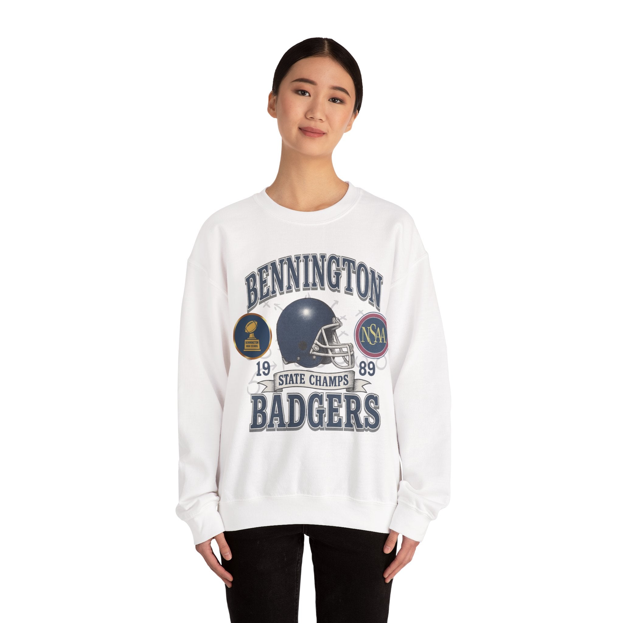 Retro Sports Crewneck Sweatshirt - Cozy Team Spirit Apparel, Unisex Sweatshirt for Game Day, Casual Wear, Gifts for Sports Fans