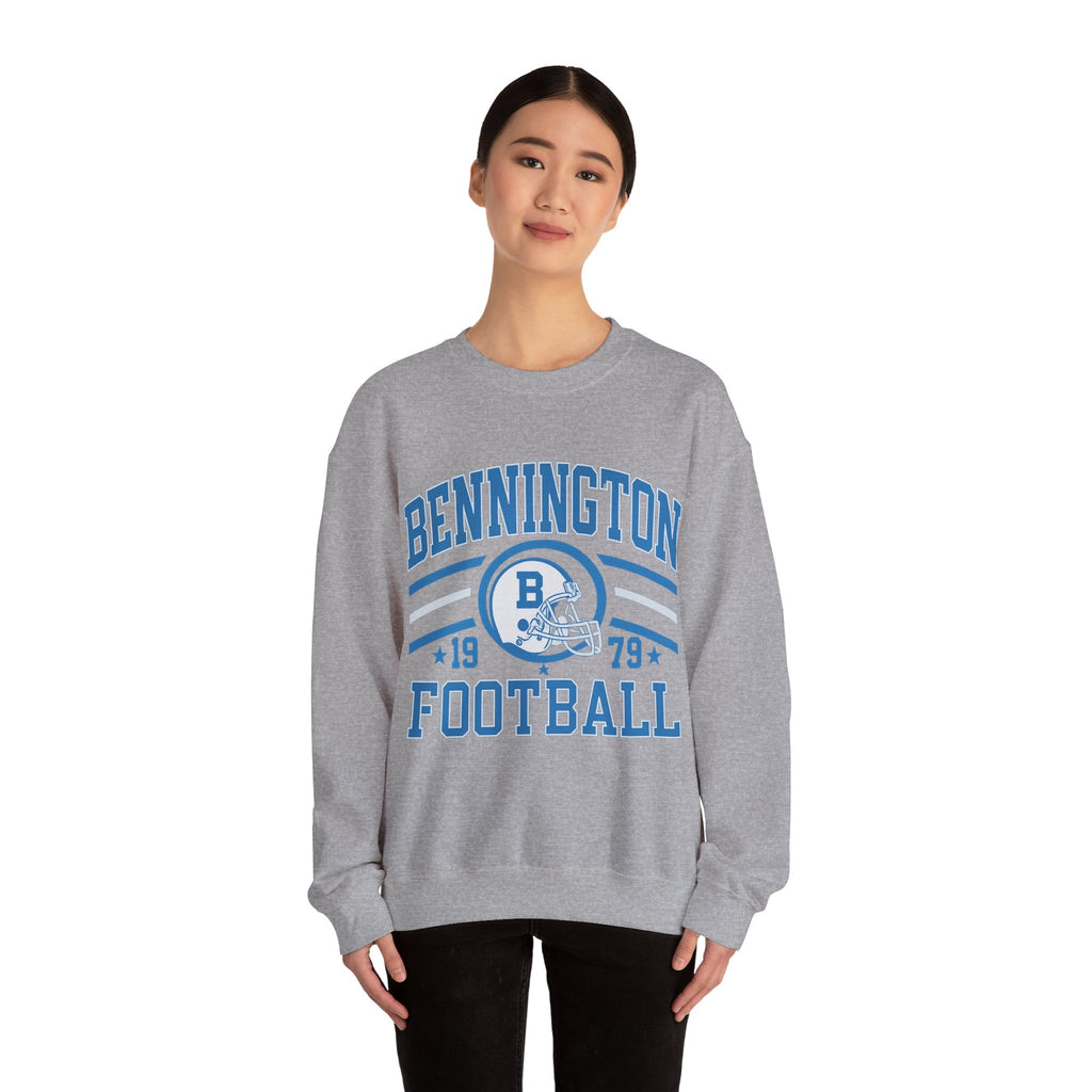 Bennington Football Sweatshirt | Unisex Crewneck for Sports Fans, Cozy Gift for Him/Her, Retro Athletic Apparel, Perfect for Game Days