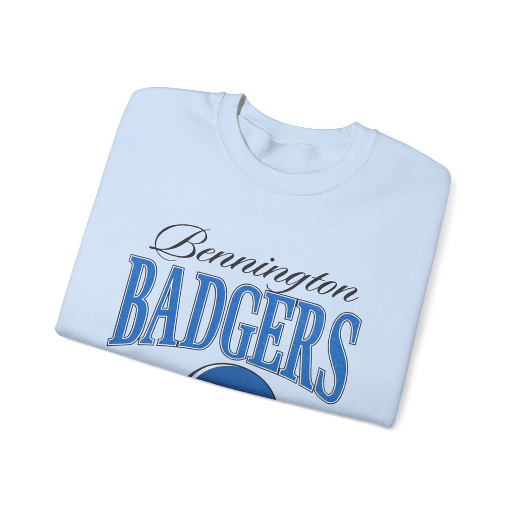 Vintage Style Badgers Football Crewneck Sweatshirt, Unisex Sports Sweatshirt, Casual College Apparel, Game Day Clothing, Gift for Fans