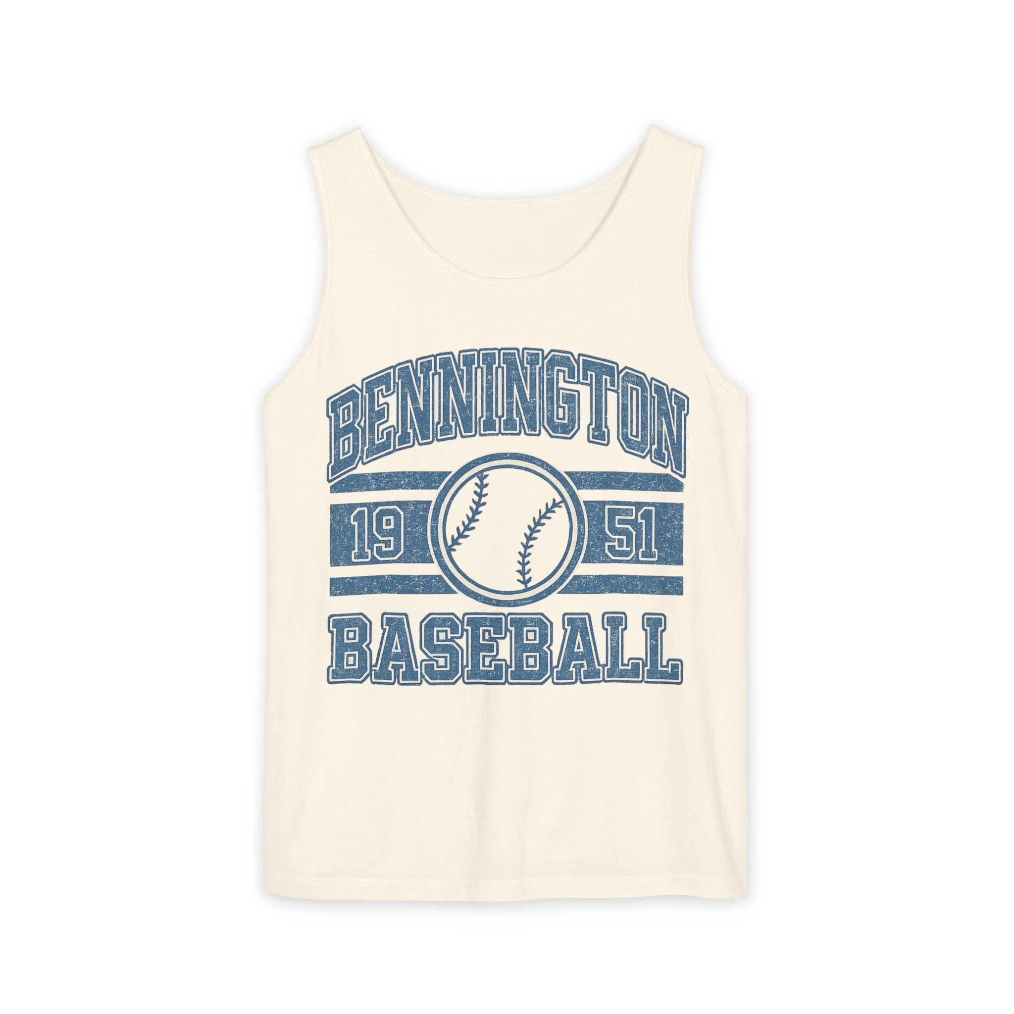 Bennington Badger baseball Unisex Garment-Dyed Tank Top