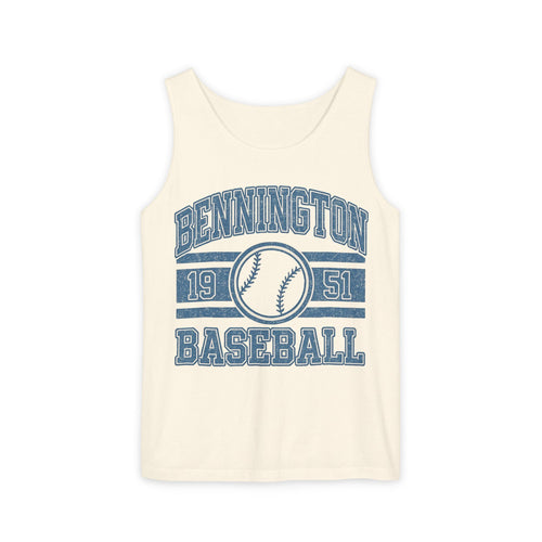 Bennington Badger baseball Unisex Garment-Dyed Tank Top