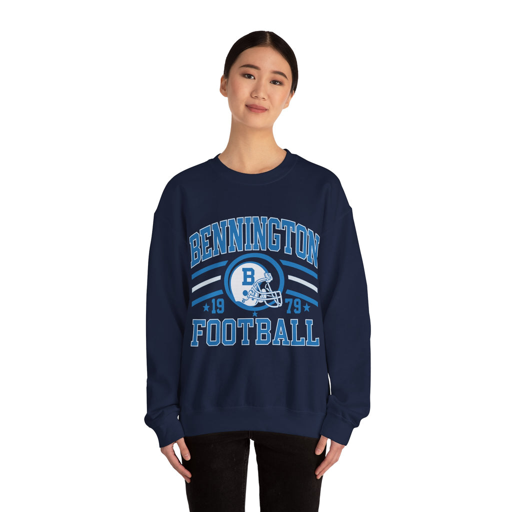 Bennington Football Sweatshirt | Unisex Crewneck for Sports Fans, Cozy Gift for Him/Her, Retro Athletic Apparel, Perfect for Game Days
