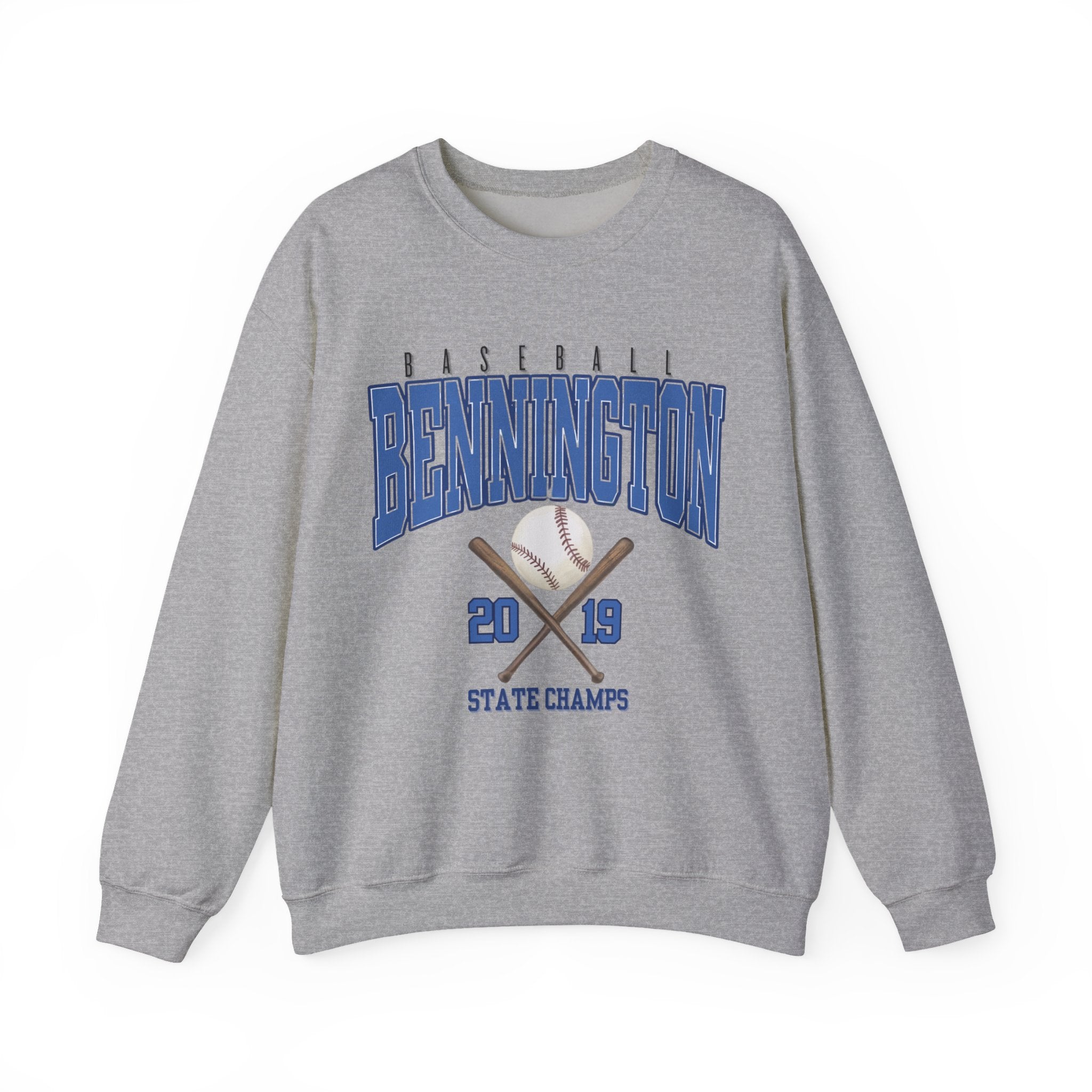 Bennington Baseball State Champs Sweatshirt - Unisex Crewneck, Sports Apparel, Gift for Sports Fans, Casual Wear, Team Merchandise