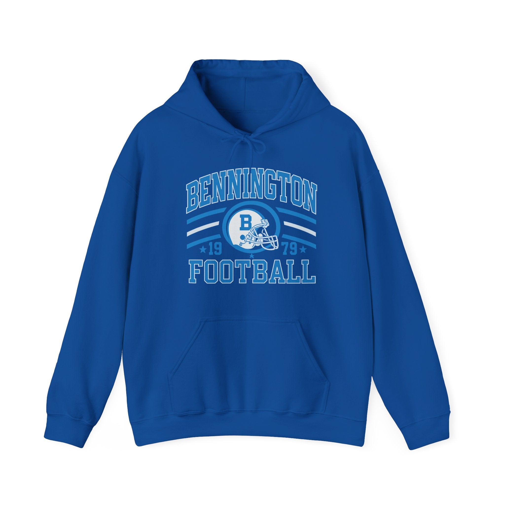 Bennington Football Hoodie - Vintage Style, Unisex Sweatshirt, Perfect for Game Days, Sports Events, Casual Wear, Gift for Fans