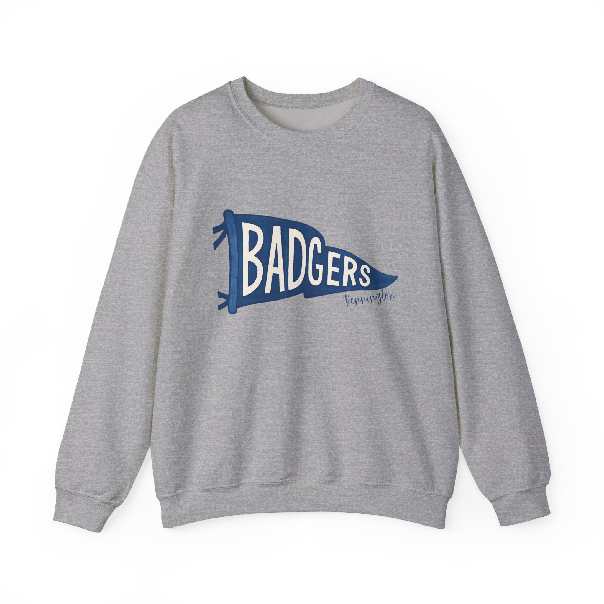 Badgers Unisex Crewneck Sweatshirt - Cozy Casual Wear, College Spirit, Football Game Apparel, Gift for Students, Home Comfort