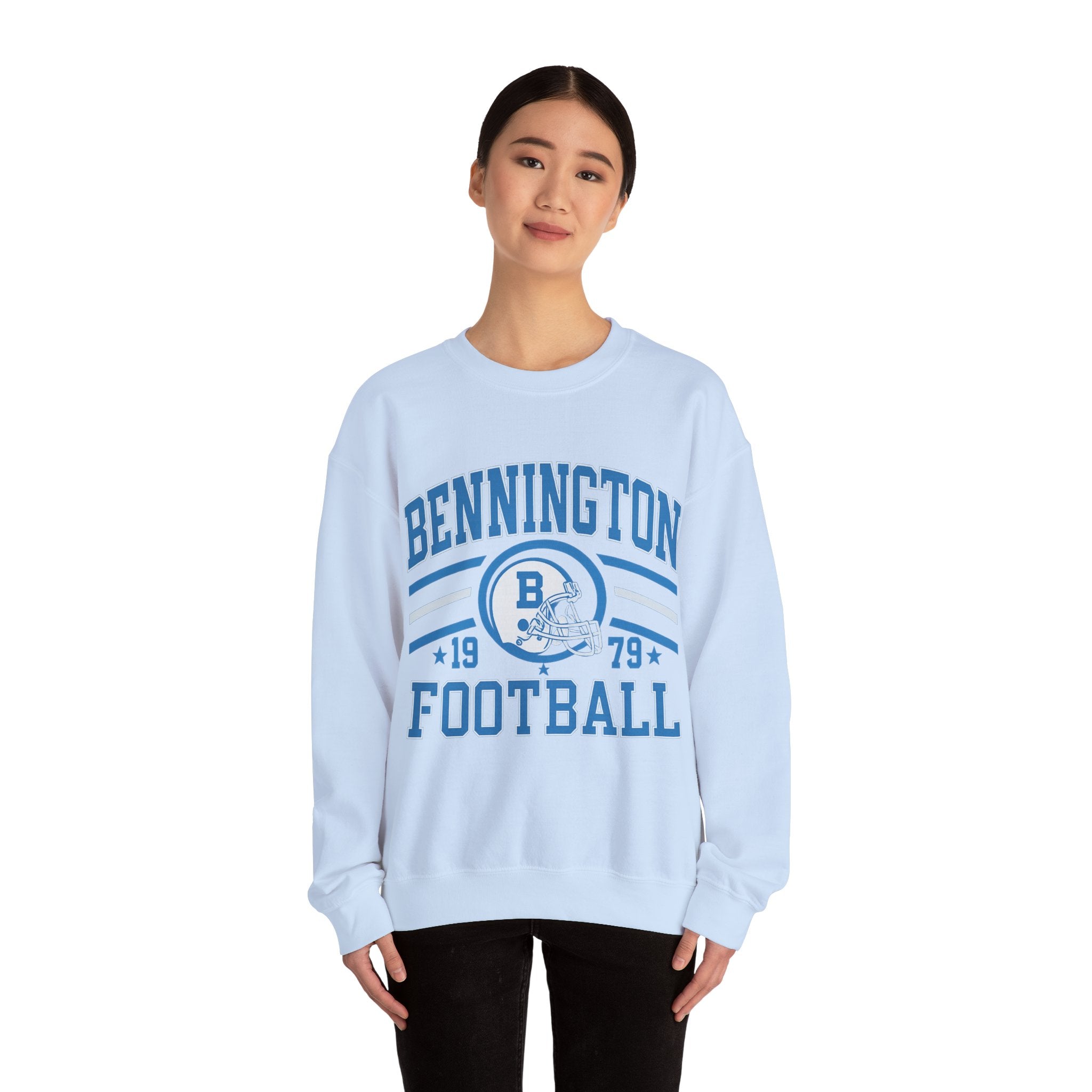 Bennington Football Sweatshirt | Unisex Crewneck for Sports Fans, Cozy Gift for Him/Her, Retro Athletic Apparel, Perfect for Game Days