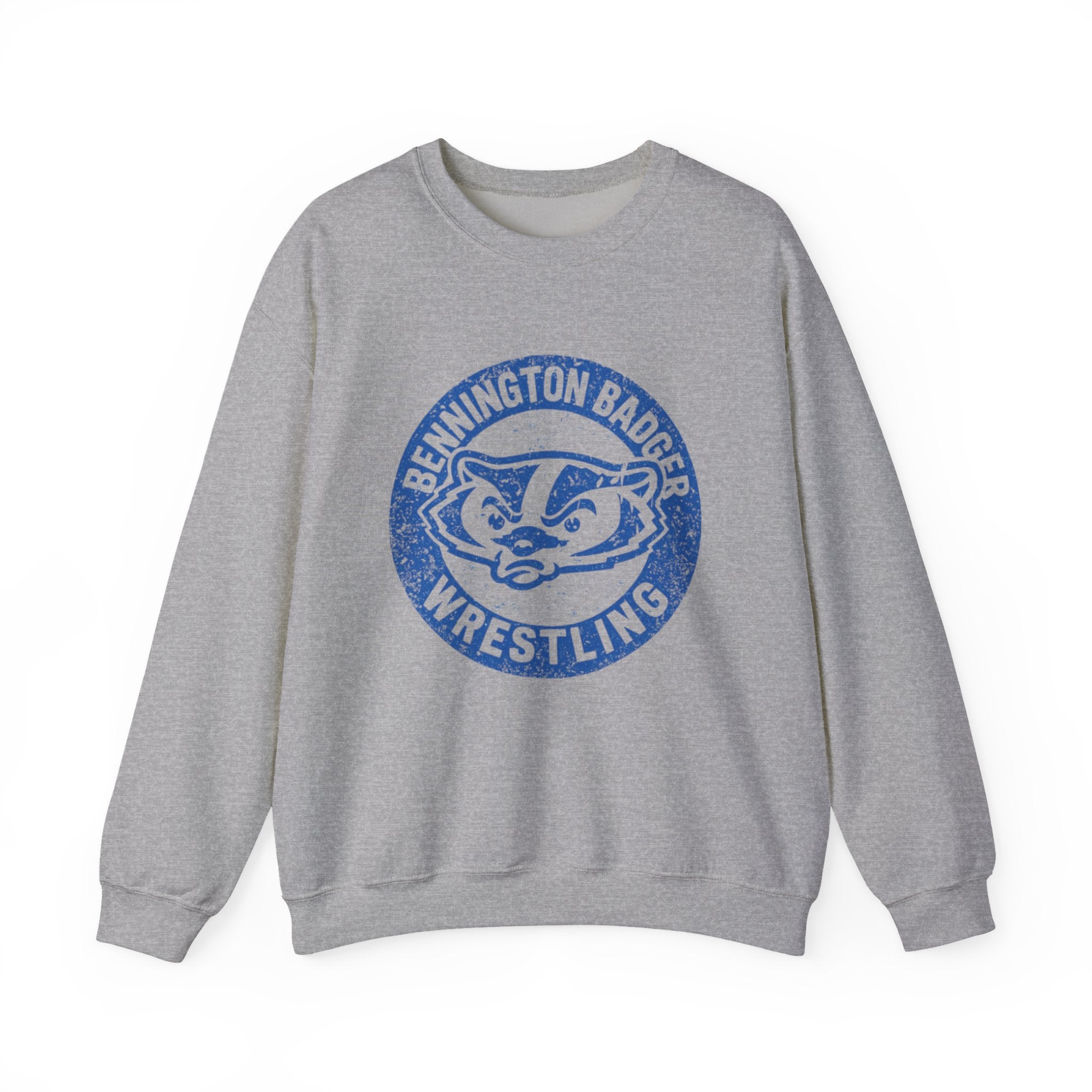Bennington badger wrestling Unisex Heavy Blend™ Crewneck Sweatshirt