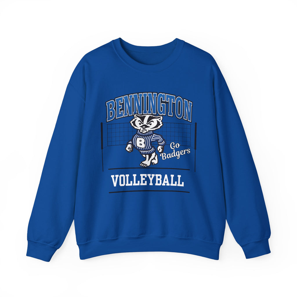 Bennington Volleyball Crewneck Sweatshirt, Unisex Sports Apparel, Cozy Athletic Wear, Team Spirit Clothing, Gifts for Athletes