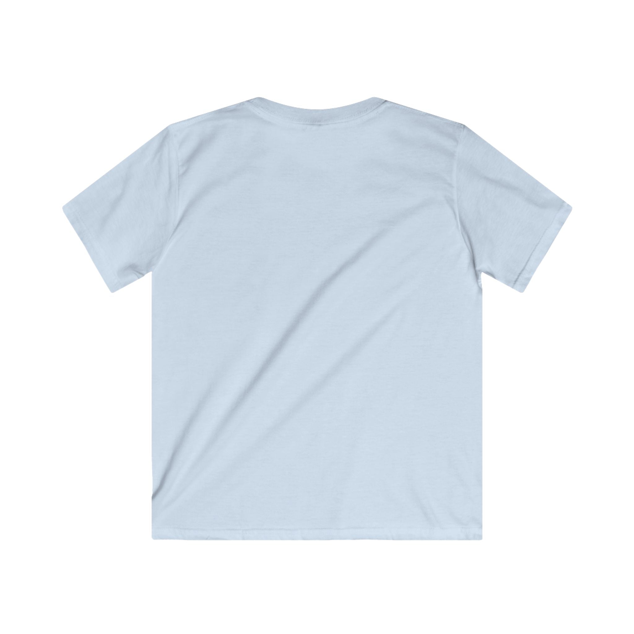 Kids Tee, Treading Bennington, Backwards Text, Softstyle Shirt for Children, Youth Clothing, Graphic Top, Unique Kids Apparel
