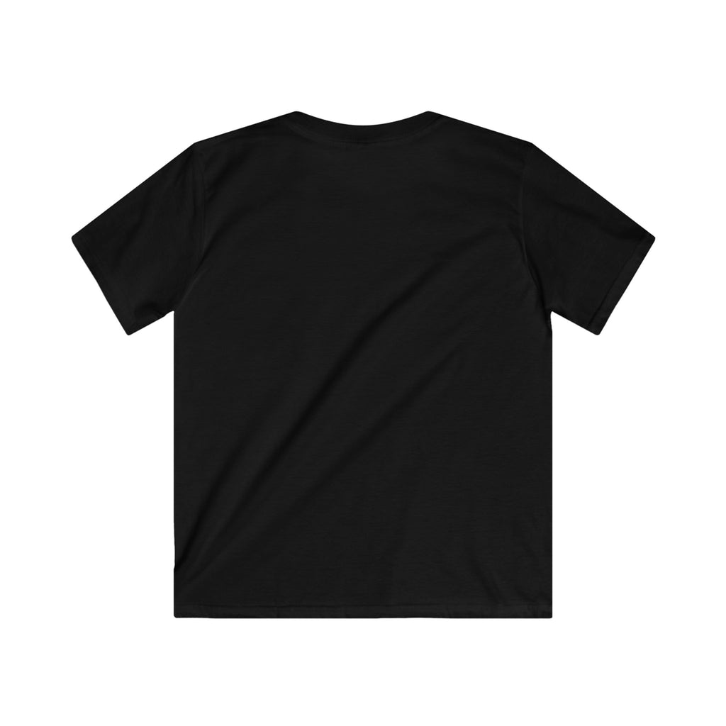 Kids Tee, Treading Bennington, Backwards Text, Softstyle Shirt for Children, Youth Clothing, Graphic Top, Unique Kids Apparel