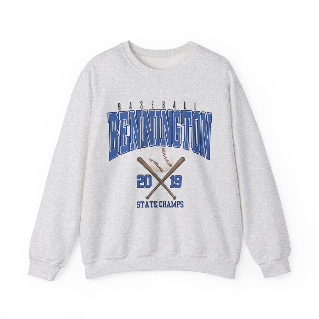 Bennington Baseball State Champs Sweatshirt - Unisex Crewneck, Sports Apparel, Gift for Sports Fans, Casual Wear, Team Merchandise