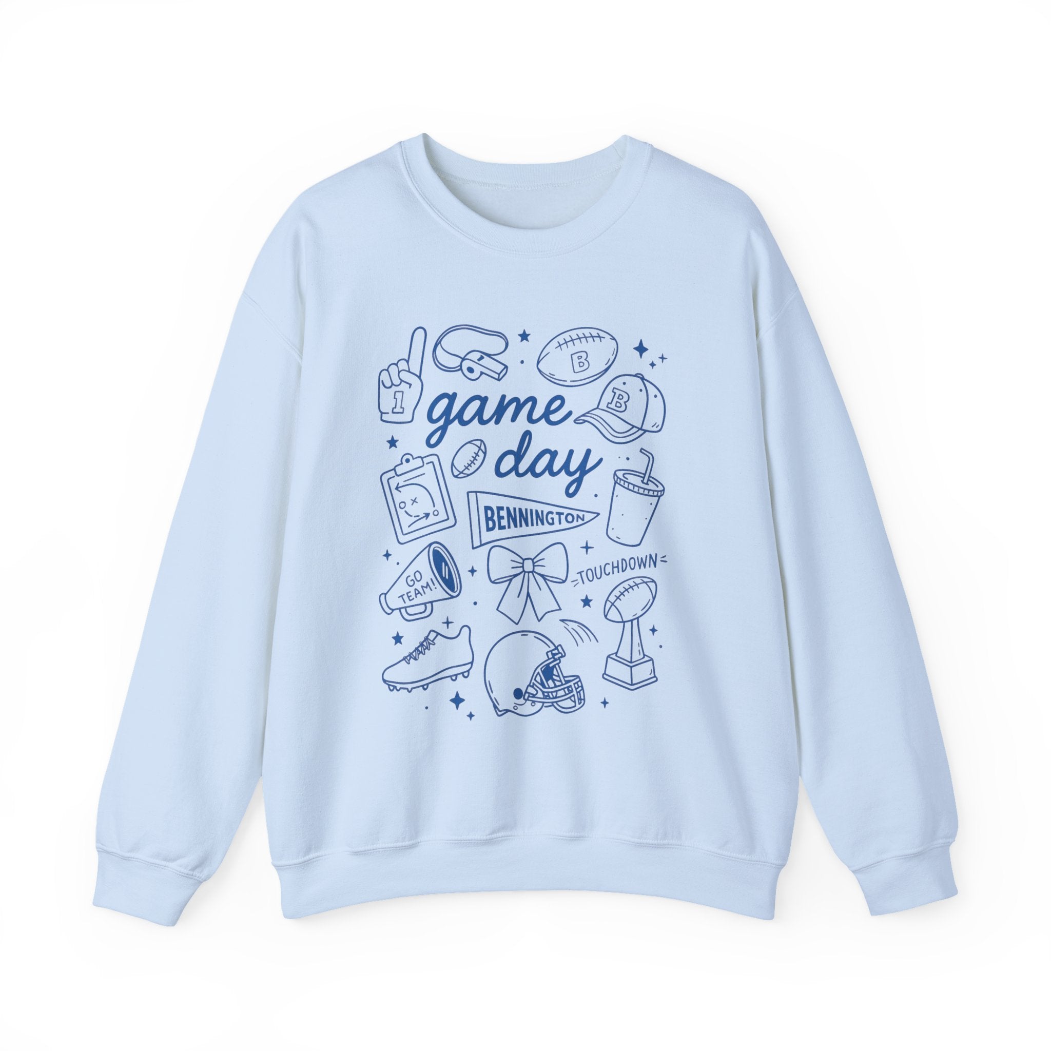 Game Day Sweatshirt - Unisex Heavy Blend Crewneck, Sportswear, Football Gift, Tailgating Apparel, Cozy Casual Fashion