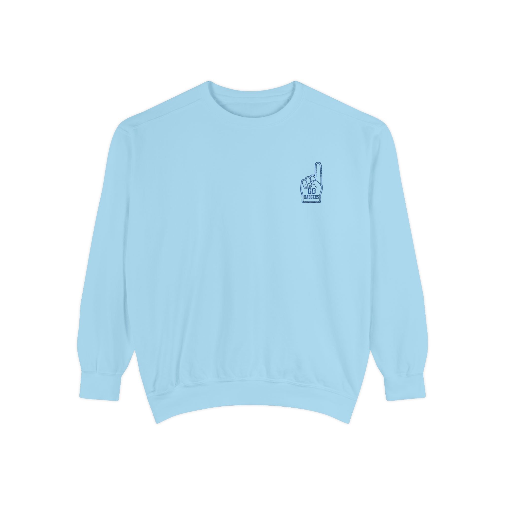Chill Vibes Unisex Garment-Dyed Sweatshirt, Cozy Fashion, Casual Wear, Gift Idea, Comfortable Layering