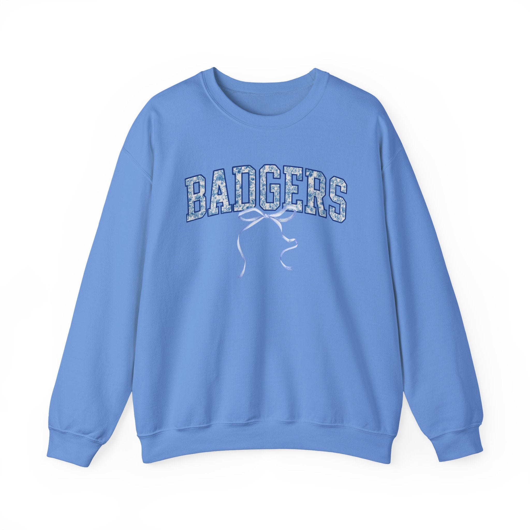 Badgers Unisex Crewneck Sweatshirt, Cozy Pullover, College Spirit Wear, Gift for Students, Casual Layering, Sports Fan Apparel