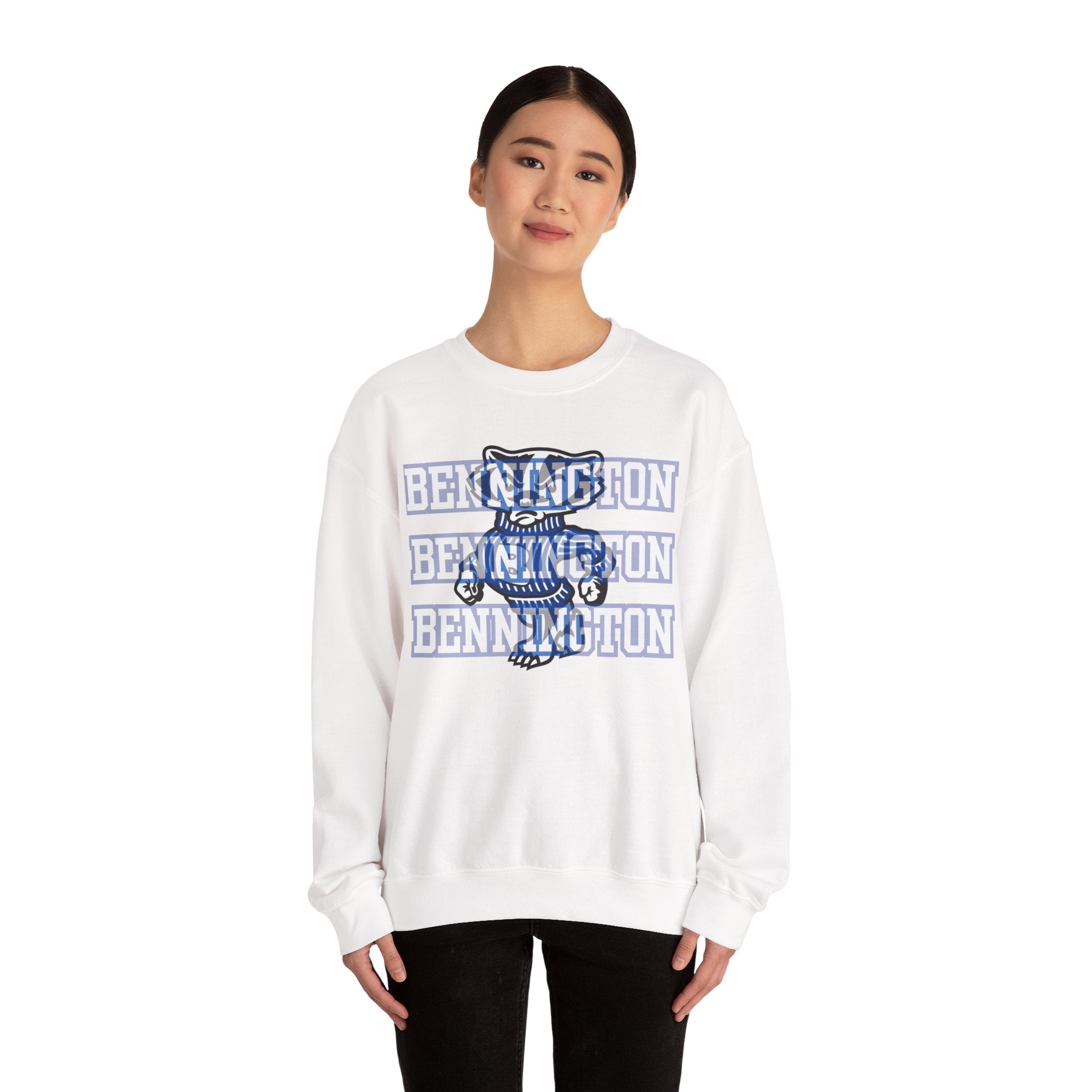 Bennington badger mascot Unisex Sweatshirt, Cozy Sweater for Casual Style, College Apparel, Gift for Students, Fall Fashion, Campus Wear