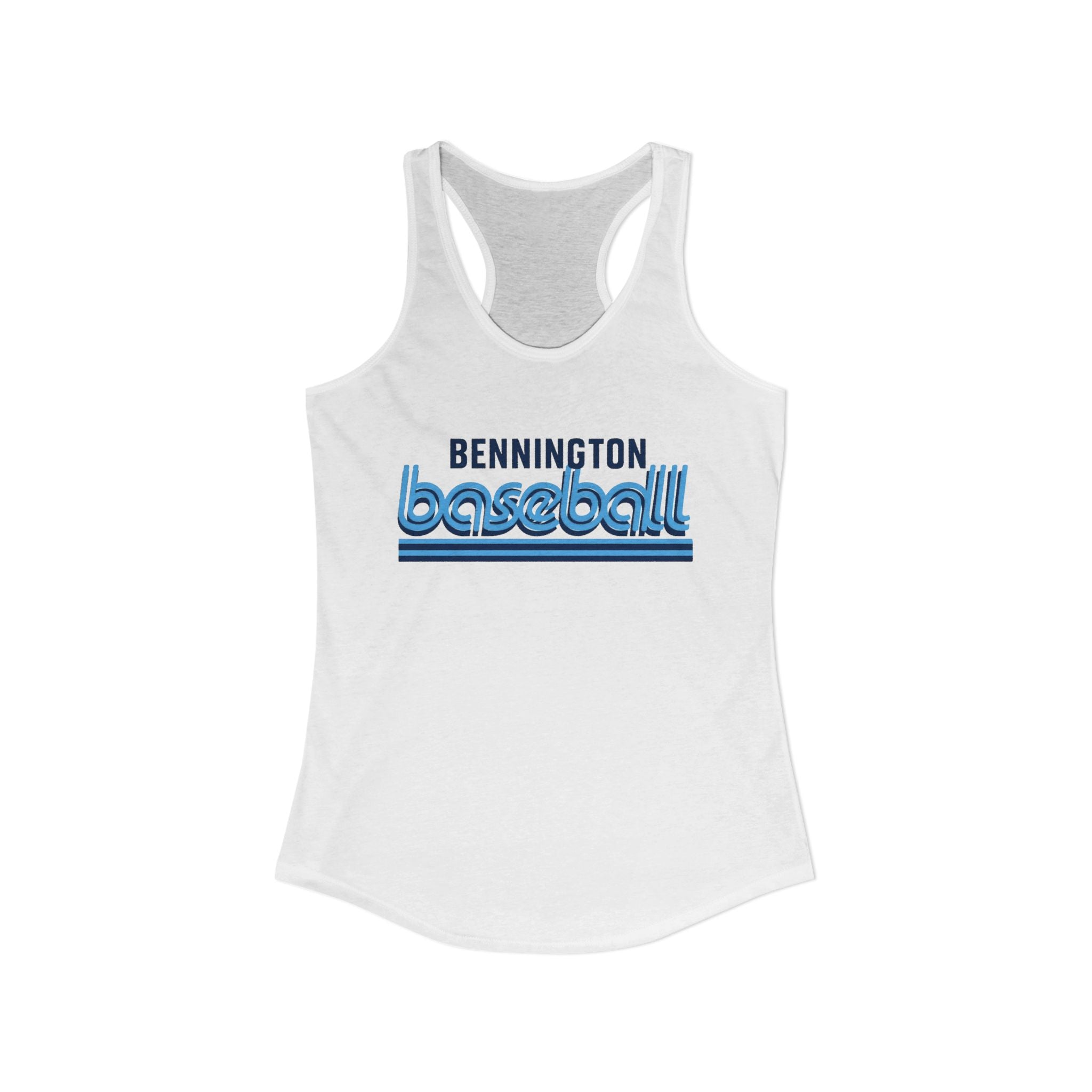 Bennington baseball Women's Ideal Racerback Tank