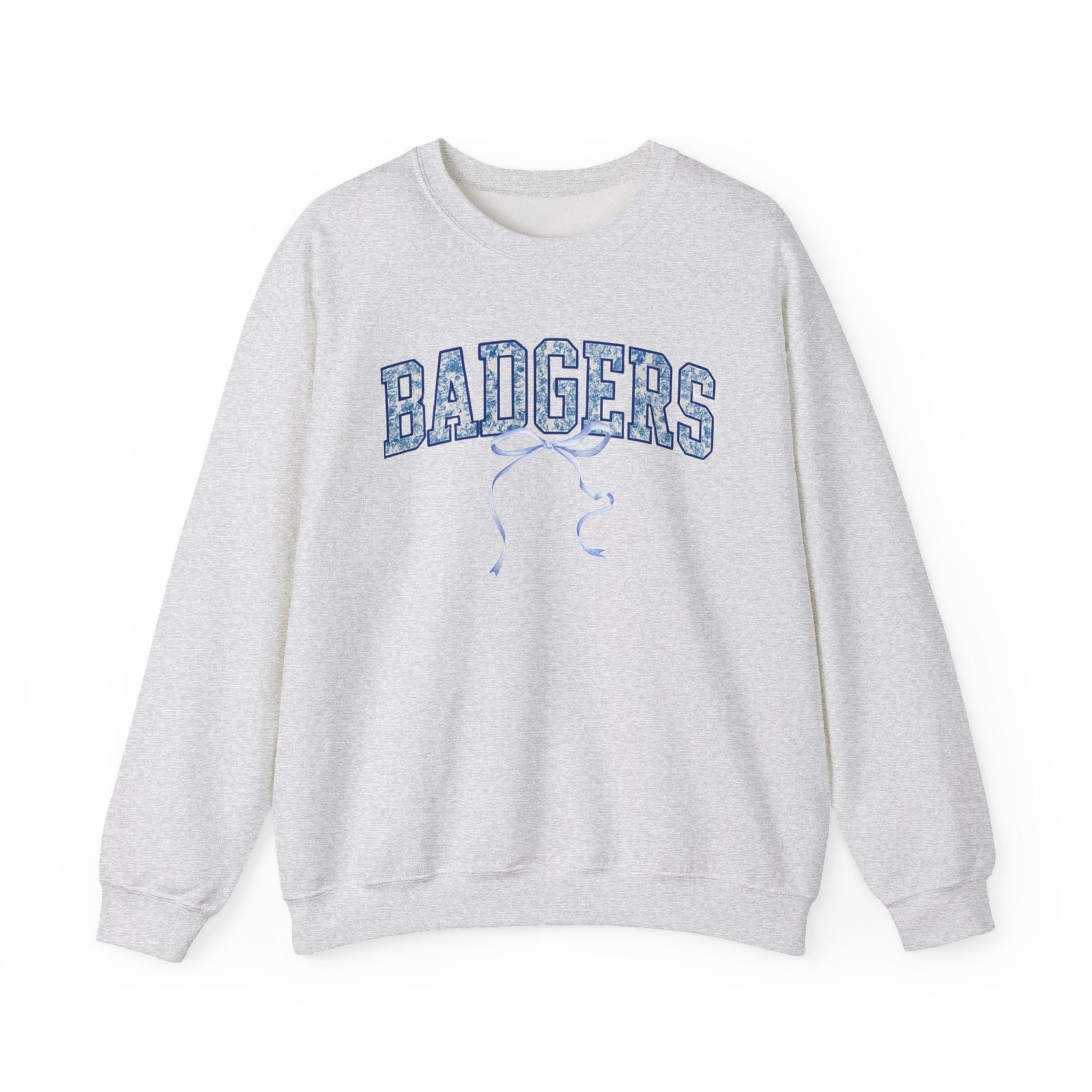 Badgers Unisex Crewneck Sweatshirt, Cozy Pullover, College Spirit Wear, Gift for Students, Casual Layering, Sports Fan Apparel