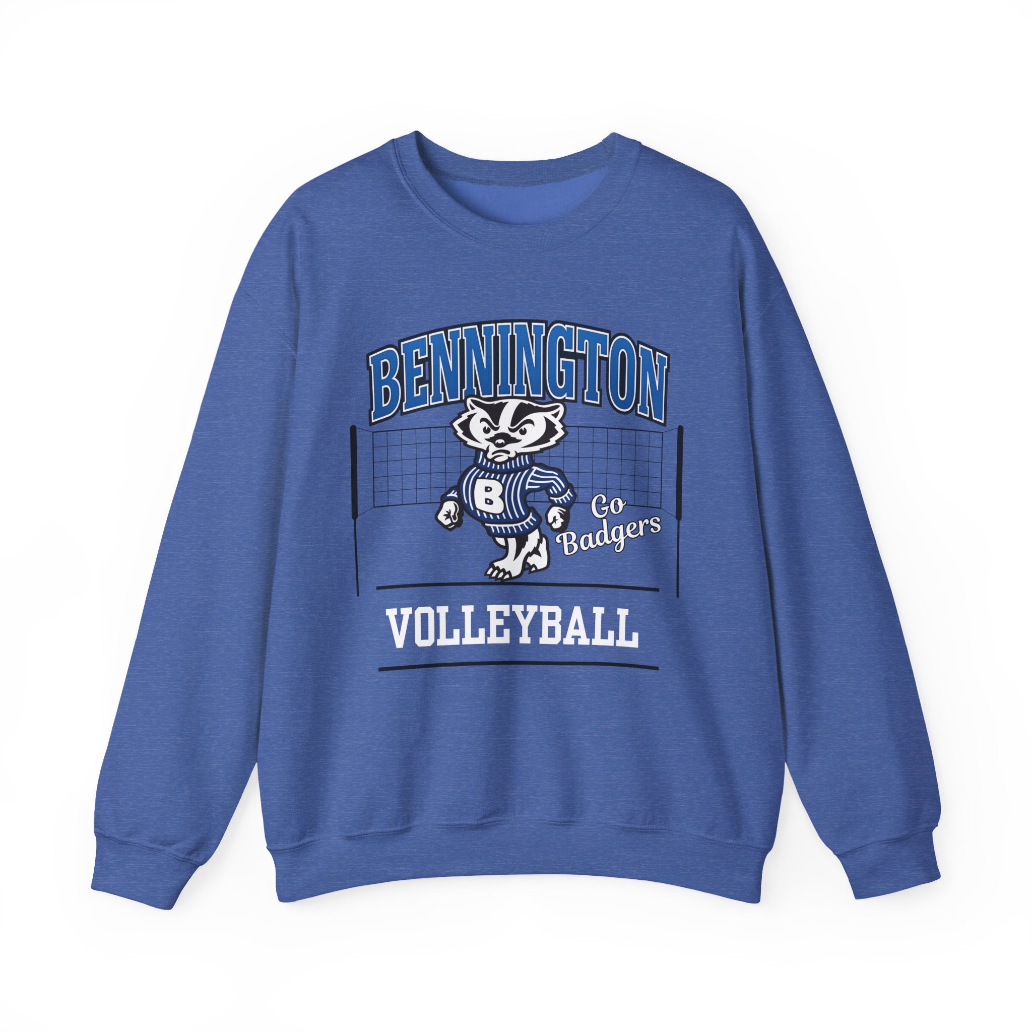 Bennington Volleyball Crewneck Sweatshirt, Unisex Sports Apparel, Cozy Athletic Wear, Team Spirit Clothing, Gifts for Athletes