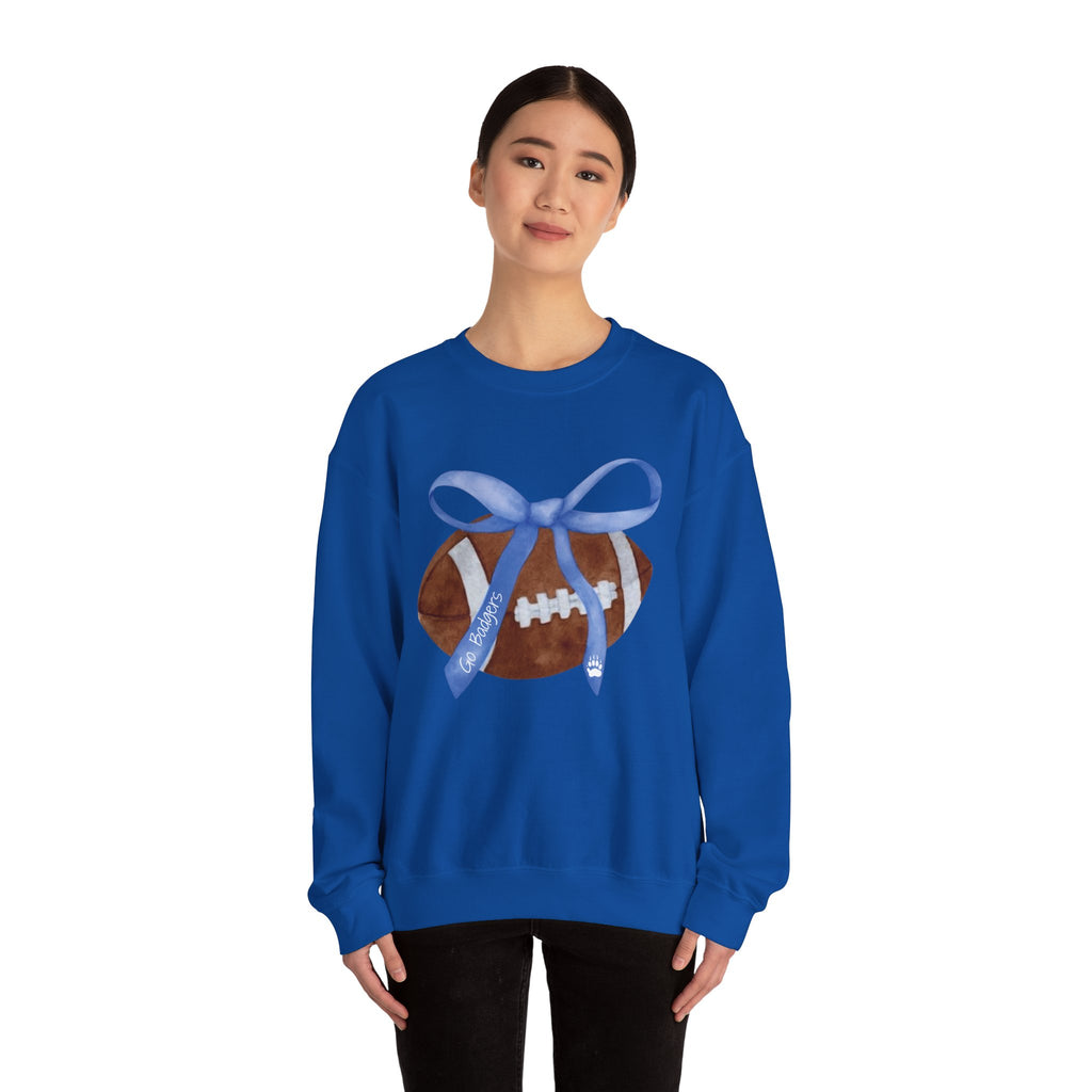 Football Love Unisex Crewneck Sweatshirt, Sports Sweatshirt, Gift for Football Fans, Cozy Apparel, Game Day Sweatshirt