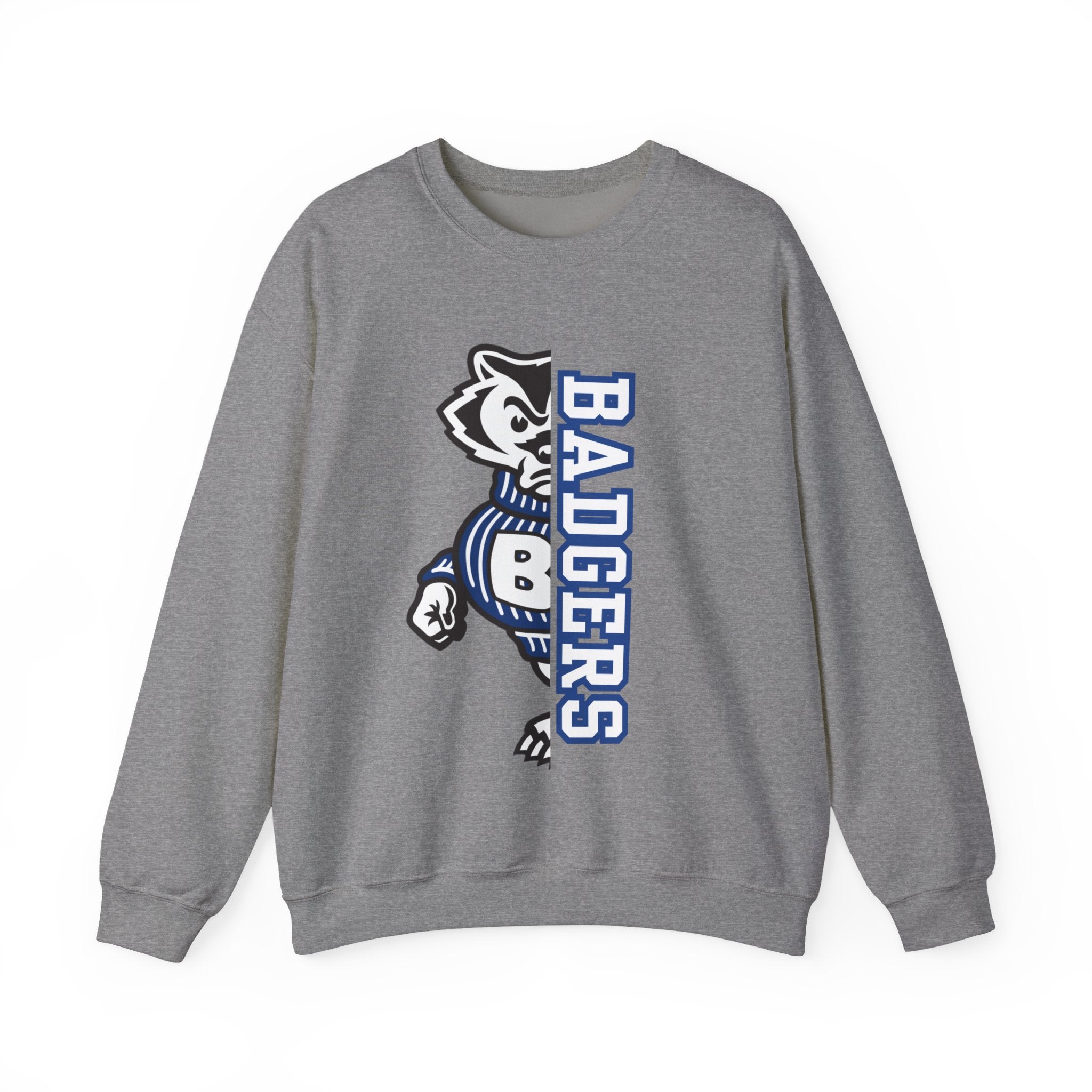 Half badger mascotUnisex Heavy Blend™ Crewneck Sweatshirt