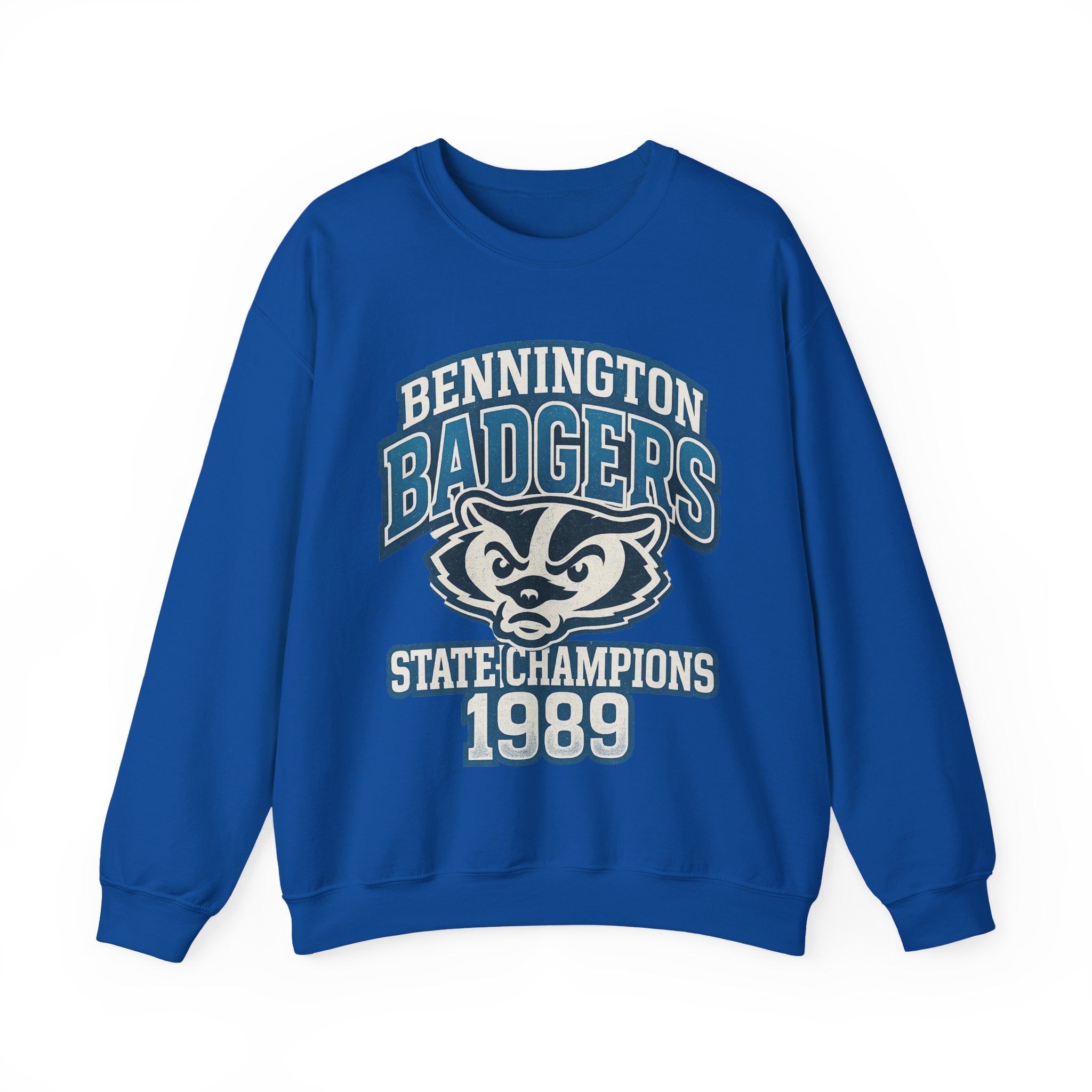 Vintage Badgers Crewneck Sweatshirt, Unisex Retro Sport Sweatshirt, College Team Apparel, State Champions Sweatshirt, Gift for Sports Fans