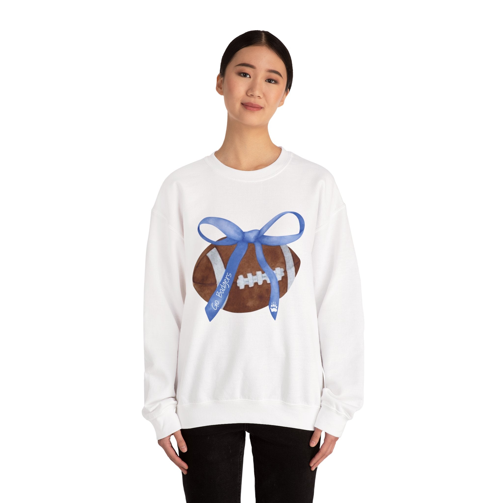 Football Love Unisex Crewneck Sweatshirt, Sports Sweatshirt, Gift for Football Fans, Cozy Apparel, Game Day Sweatshirt