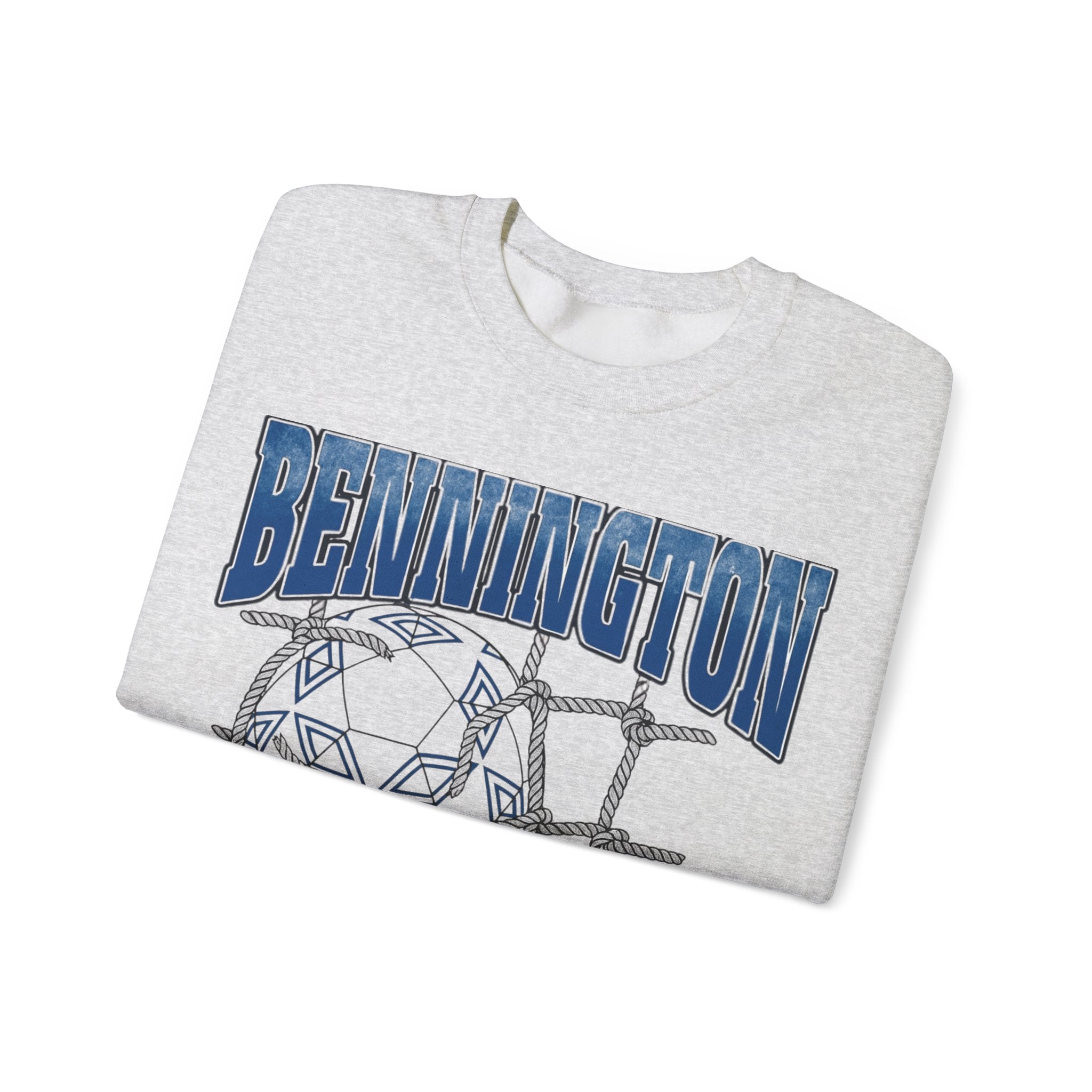 Bennington Soccer Crewneck Sweatshirt, Cozy Sporty Sweatshirt, Unisex Athletic Top, Gift for Soccer Enthusiasts, Casual Everyday Wear