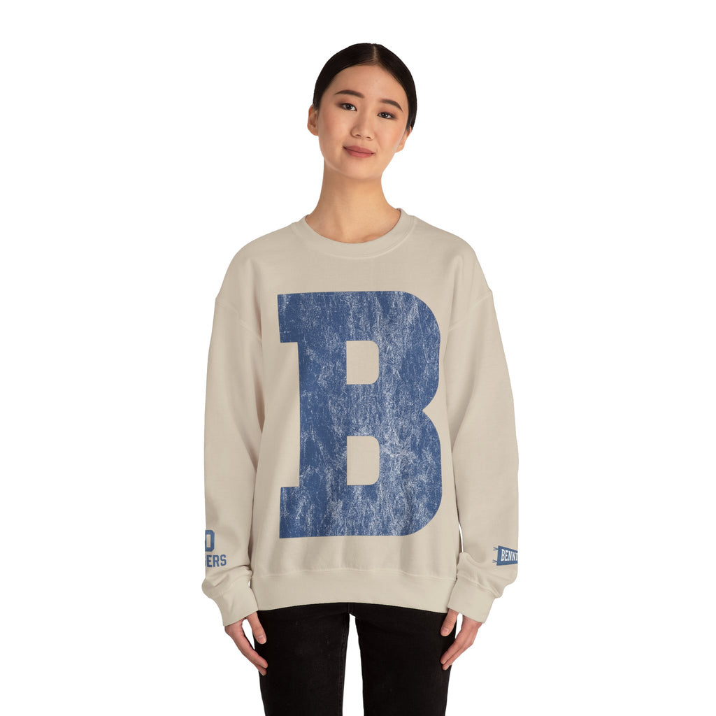 B Bennington Casual Unisex Sweatshirt with Bold Letter "B" Design, Comfortable Apparel for Everyday Wear, Ideal for Gifting, College Students, and [...]