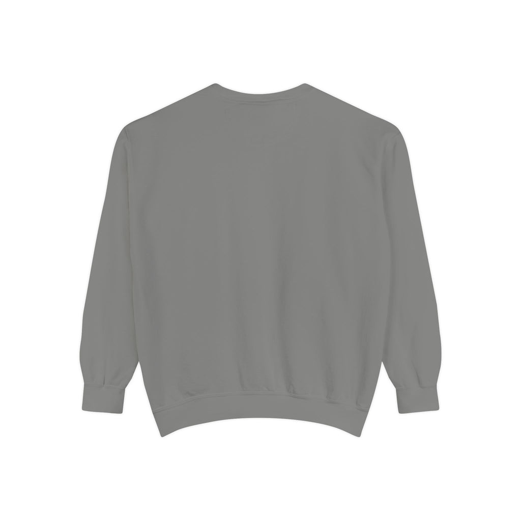 Chill Vibes Unisex Garment-Dyed Sweatshirt, Cozy Fashion, Casual Wear, Gift Idea, Comfortable Layering