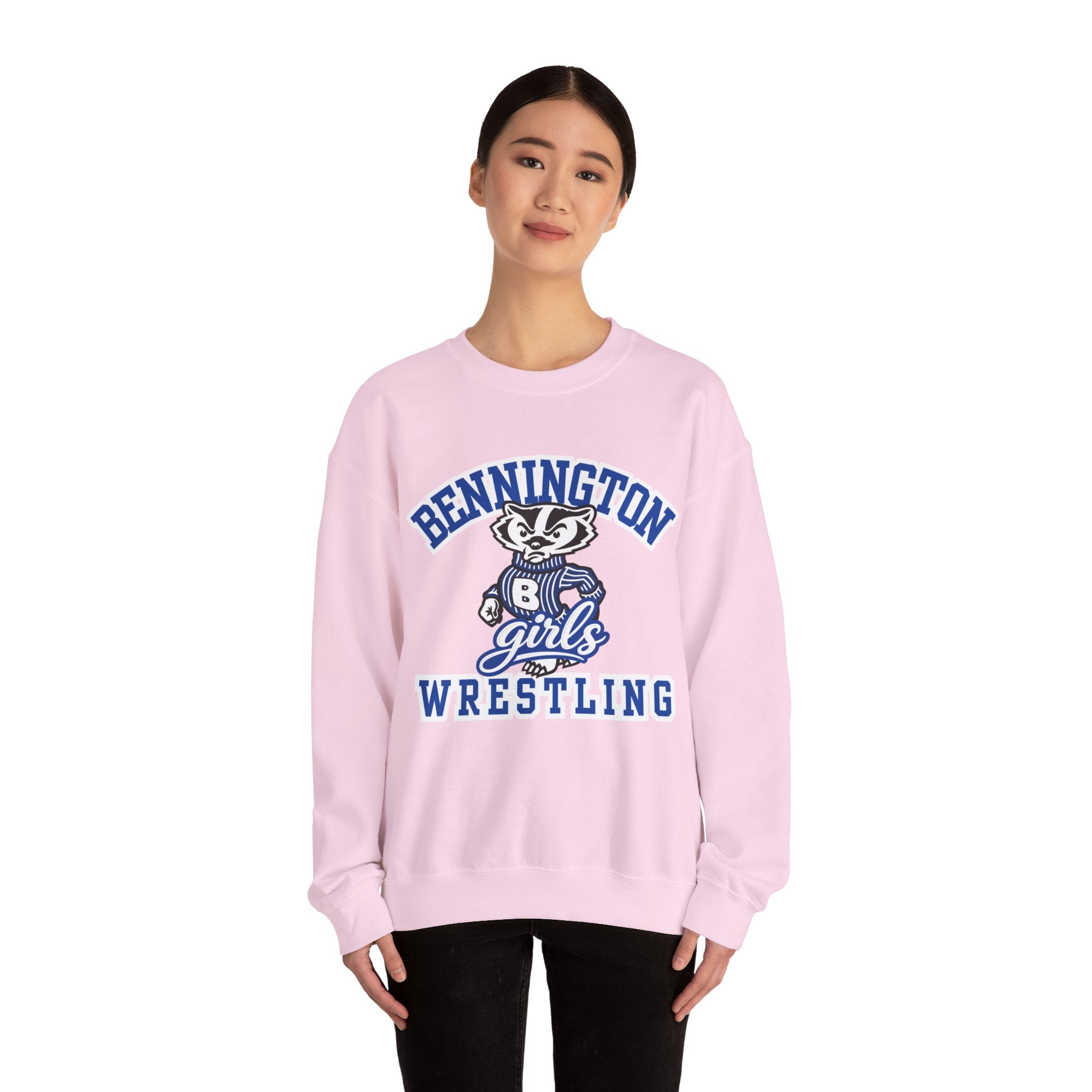 Girls Bennington wrestling Unisex Heavy Blend™ Crewneck Sweatshirt