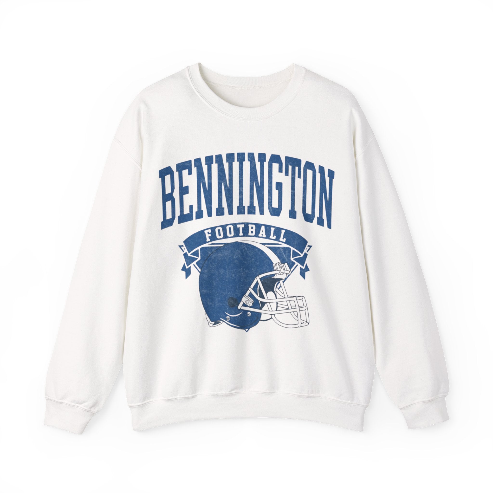 Bennington Football Crewneck Sweatshirt | Unisex Heavy Blend, Comfortable, Casual Wear, Great for Game Day, Gifts for Sports Fans