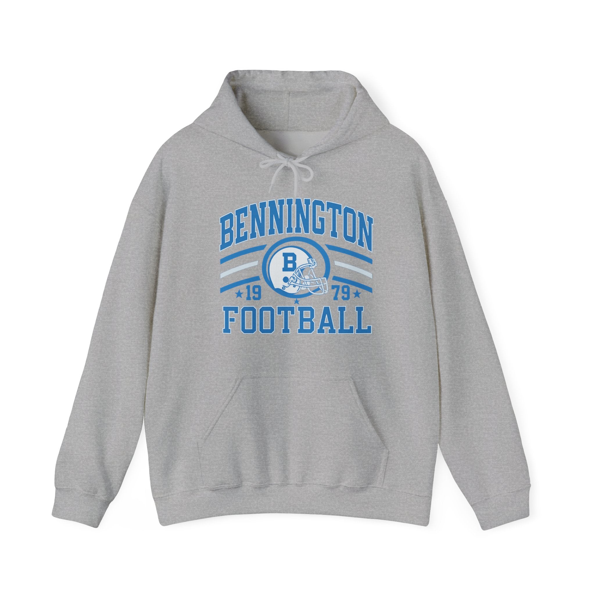 Bennington Football Hoodie - Vintage Style, Unisex Sweatshirt, Perfect for Game Days, Sports Events, Casual Wear, Gift for Fans